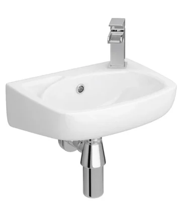 350mm Wall Hung Basin - 1 Tap Hole