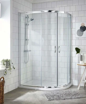 Offset Quadrant Enclosure - 1200 x 900mm - ERQ129 - Enclosure Only