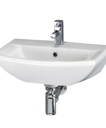 Nuie Asselby Wall Hung Cloakroom Basin (500 x 375mm)