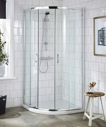 Quadrant Shower Enclosure - 800 x 800mm - ERQ8 - Enclosure Only