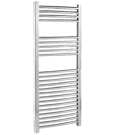 Chrome Curved Ladder Heated Towel Rail 500 x 1100mm